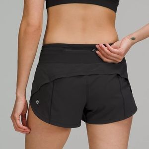 Lululemon Speed Up Low-Rise Lined Short 2.5” Black